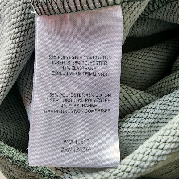 LOLE SIKA Sweatshirt Dress Womens Small Laurel Wreath Heather Green Zip Pilling - Picture 14 of 16